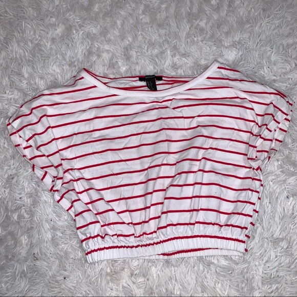 F21 French style crop top - Picture 4 of 11